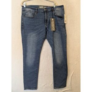 NEW Cultura Skinny Jeans Men's 36 Medium Stone Wash Denim